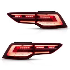 Voll LED Lightbar Rückleuchten Für VW Golf 8 VIII Bj. 2019- Rot Dynamischer Blinker