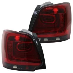 LED Rückleuchten Für VW Polo 6R Bj. 09-14 Rot/Smoke