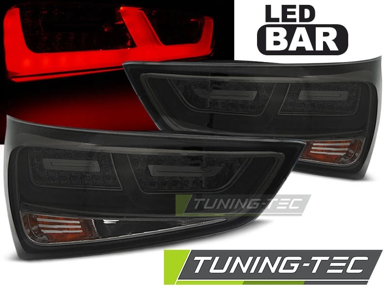 LED Lightbar Rückleuchten Für Audi A1 + Sportback Bj. 10-14 Smoke 4 LED Lightbar Rückleuchten Für Audi A1 + Sportback Bj. 10-14 Smoke – Bild 2