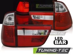 LED Lightbar Rückleuchten Für BMW X5 E53 Bj. 99-03 Rot/Chrom -Scheinwerfer 6016 0 1280x1280