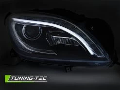 Scheinwerfer LED Tagfahrlicht Optik Für Mercedes ML W166 Bj. 11-15 Schwarz LTI -Scheinwerfer 6364 1 1280x1280