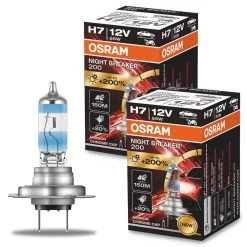 2 X OSRAM NIGHT BREAKER 200 H7 55W 12V +200% 64210 Halogen Glühlampe