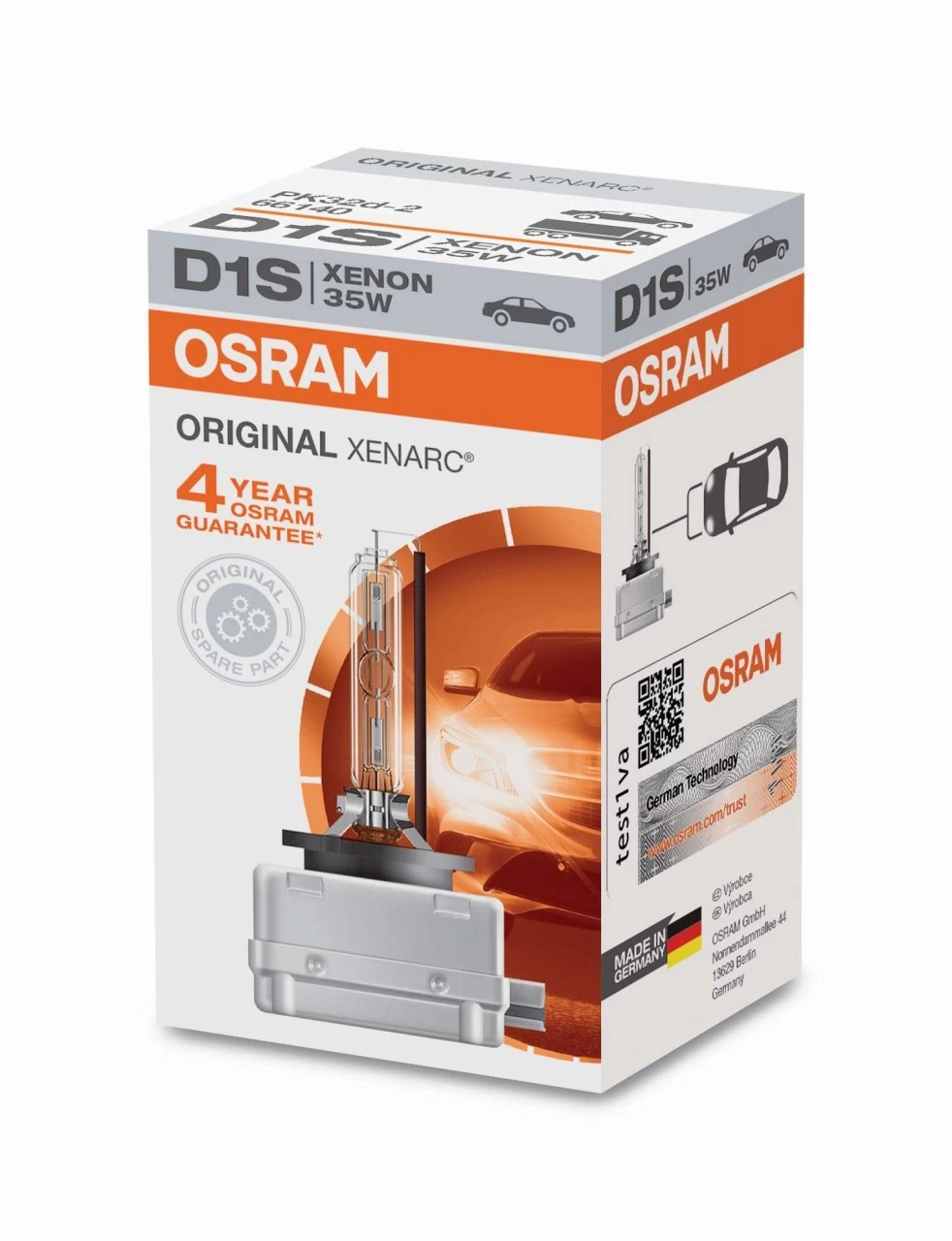 OSRAM D1S 35W 66140 Original XENARC Xenon Brenner 4300K 3 OSRAM D1S 35W 66140 Original XENARC Xenon Brenner 4300K