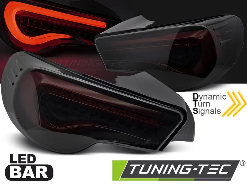 LED Lightbar Rückleuchten Für Toyota GT86 Bj. 12-21 Rot/Smoke Dynamischer Blinker 4 LED Lightbar Rückleuchten Für Toyota GT86 Bj. 12-21 Rot/Smoke Dynamischer Blinker – Bild 2