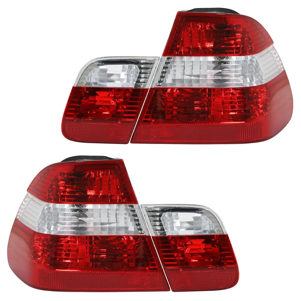 Rückleuchten Set Für 3er Für BMW E46 Limo Bj. 98-01 Rot Weiss 3 Rückleuchten Set Für 3er Für BMW E46 Limo Bj. 98-01 Rot Weiss