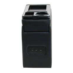 Black Edition USB Mittelkonsole Staufach Für Opel Vivaro Mit LED Schwarz Glänzend -Scheinwerfer CCVT5 6 USB Black 56lQotDse5pSny 1280x1280