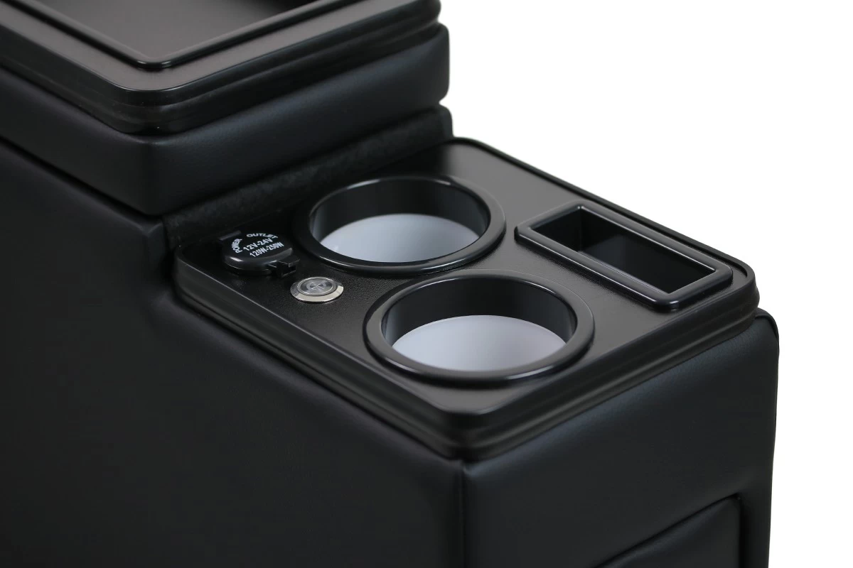 Black Edition USB Mittelkonsole Staufach Für VW T5 T5 GP Facelift Mit LED Schwarz Glänzend 10 Black Edition USB Mittelkonsole Staufach Für VW T5 T5 GP Facelift Mit LED Schwarz Glänzend – Bild 8