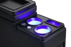 Black Edition USB Mittelkonsole Staufach Für Ford Transit Custom Mit LED Schwarz Glänzend -Scheinwerfer CCVT5 6 USB Black 9W1EvN5mh40ph8 1280x1280