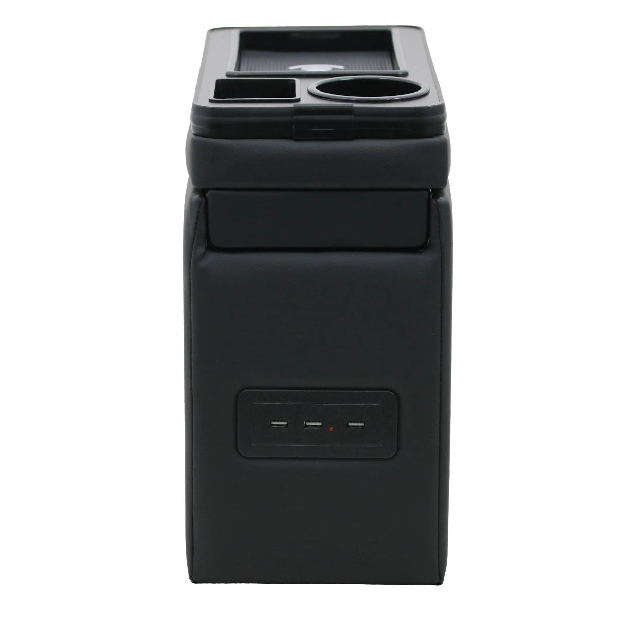 Black Edition USB Mittelkonsole Staufach Für Toyota Proace Verso LED RGB Beleuchtung + Induktion 9 Black Edition USB Mittelkonsole Staufach Für Toyota Proace Verso LED RGB Beleuchtung + Induktion – Bild 7