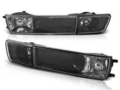 Frontblinker Set Schwarz Für VW Golf 3 / Vento Mit Nebelscheinwerfer