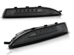 LED Lightbar Frontblinker + Standlicht Für VW Scirocco 3 III Bj. 2008-2014 Smoke -Scheinwerfer KPVW42 3 1280x1280