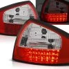 LED Rückleuchten Für Audi A6 C5 4B Limo Bj. 97-04 Rot/Chrom