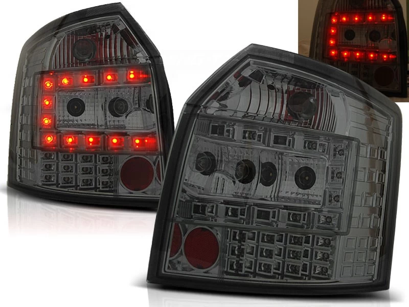 LED Rückleuchten Für Audi A4 B6 (8E) Avant Bj. 00-04 Smoke 3 LED Rückleuchten Für Audi A4 B6 (8E) Avant Bj. 00-04 Smoke