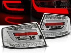 LED Lightbar Rückleuchten Für Audi A6 C6 4F Limo Bj. 04-08 Chrom 6-PIN