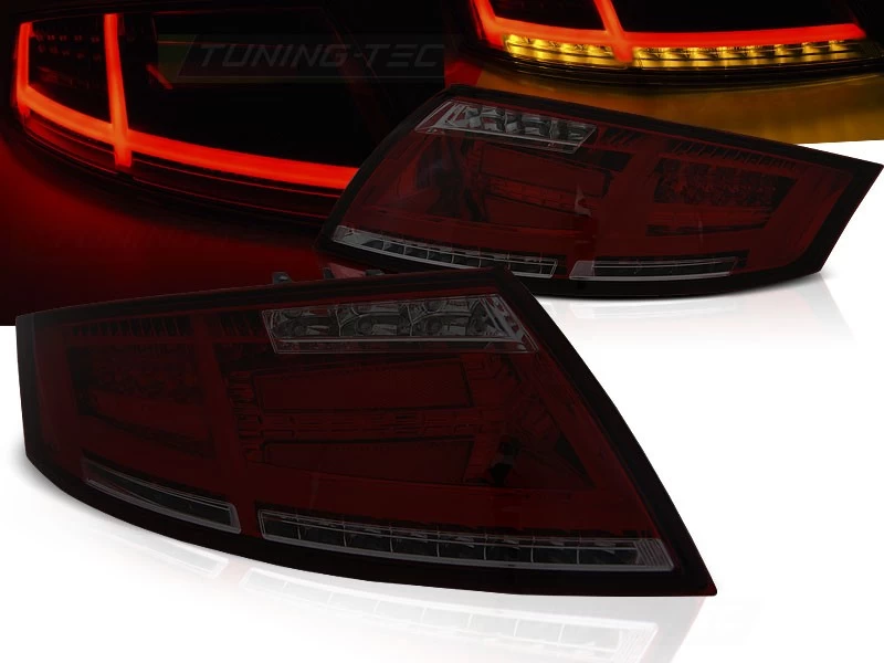 Voll LED Lightbar Rückleuchten Für Audi TT 8J Bj. 06-14 Rot/Smoke Dynamischer Blinker 3 Voll LED Lightbar Rückleuchten Für Audi TT 8J Bj. 06-14 Rot/Smoke Dynamischer Blinker