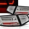 LED Lightbar Rückleuchten Für Audi A6 C6 4F Limo Bj. 08-11 Chrom