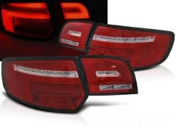Voll LED Lightbar Rückleuchten Für Audi A3 8P Sportback Bj. 04-08 Rot/Chrom Dynamischer Blinker