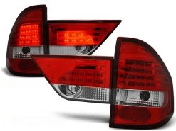 LED Rückleuchten Für BMW X3 E83 Bj. 04-06 Rot/Chrom