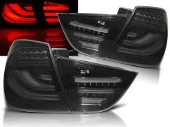 LED Lightbar Rückleuchten Für BMW E90 LCI Limo Bj. 08-12 Schwarz/Smoke