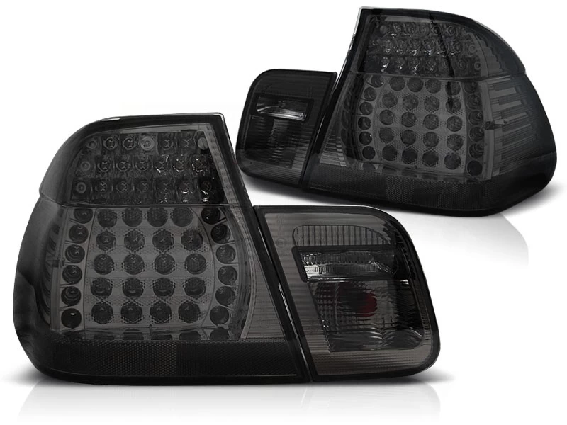 LED Rückleuchten Für BMW E46 Limo Bj. 98-01 Schwarz/Smoke 4 LED Rückleuchten Für BMW E46 Limo Bj. 98-01 Schwarz/Smoke – Bild 2