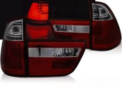 LED Lightbar Rückleuchten Für BMW X5 E53 Bj. 99-03 Rot/Smoke