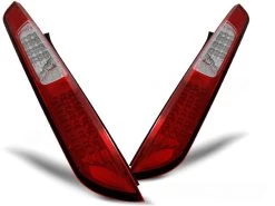 LED Rückleuchten Für Ford Focus MK2 Facelift Bj. 08-11 Rot/Chrom