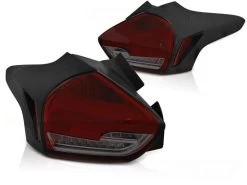 LED Lightbar Rückleuchten Für Ford Focus MK3 Bj. 15-18 Rot/Smoke Dynamischer Blinker -Scheinwerfer LDFO65 W 1280x1280