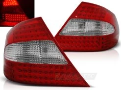 LED Rückleuchten Für Mercedes CLK W209 Bj. 03-10 Rot/Chrom