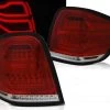 Voll LED Lightbar Rückleuchten Für Mercedes M-Klasse ML W164 Bj. 08-11 Rot/Chrom