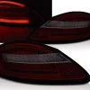 Voll LED Lightbar Rückleuchten Für Porsche Boxster 987 + Cayman Bj. 04-09 Rot/Smoke