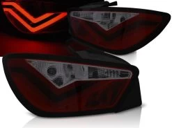 LED Lightbar Rückleuchten Für Seat Ibiza 6J 3-Türer Bj. 08-15 Rot/Smoke