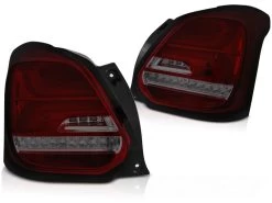 LED Lightbar Rückleuchten Für Suzuki Swift V (AZ) Bj. 2017- Rot/Smoke Dynamischer Blinker 9 LED Lightbar Rückleuchten Für Suzuki Swift V (AZ) Bj. 2017- Rot/Smoke Dynamischer Blinker -Scheinwerfer LDSI12 W 1280x1280
