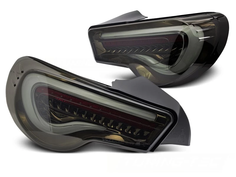 LED Lightbar Rückleuchten Für Toyota GT86 Bj. 12-21 Smoke Dynamischer Blinker 5 LED Lightbar Rückleuchten Für Toyota GT86 Bj. 12-21 Smoke Dynamischer Blinker – Bild 3