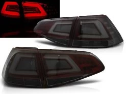LED Lightbar Rückleuchten Für VW Golf 7 (VII) Bj. 12-17 Rot/Smoke