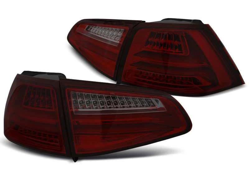 Voll LED Lightbar Rückleuchten Für VW Golf 7 (VII) Bj. 12-17 Rot/Smoke 5 Voll LED Lightbar Rückleuchten Für VW Golf 7 (VII) Bj. 12-17 Rot/Smoke – Bild 3