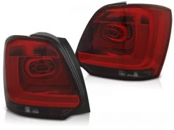 LED Lightbar Rückleuchten Für VW Polo 6R Bj. 09-14 Rot/Smoke -Scheinwerfer LDVWG8 W 1280x1280