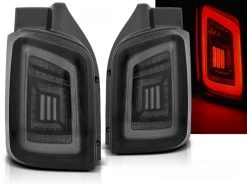 Voll LED Lightbar Rückleuchten Für VW T5 / T5 GP Bj. 03-15 Schwarz/Smoke (Heckklappe) W.L. -Scheinwerfer LDVWH5 WL 1280x1280