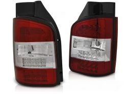 LED Rückleuchten Für VW T5 Bj. 03-09 Rot/Chrom (Flügeltüren) 9 LED Rückleuchten Für VW T5 Bj. 03-09 Rot/Chrom (Flügeltüren) -Scheinwerfer LDVWK6 W 1280x1280