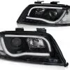 Scheinwerfer LED Tagfahrlicht Optik Für Audi A6 C5 4B Bj. 01-04 Schwarz LTI -Scheinwerfer LPAU94 WwNDIPX3Ynwl07 1280x1280