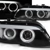 Xenon Scheinwerfer Angel Eyes Für BMW X5 E53 Facelift Bj. 03-06 Schwarz