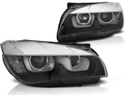Xenon Scheinwerfer DRL LED Tagfahrlicht Für BMW X1 E84 Facelift Bj. 12-14 Schwarz -Scheinwerfer LPBME6 W 1280x1280