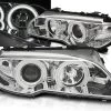 Scheinwerfer CCFL Angel Eyes Für BMW 3er E46 Coupe Cabrio Bj. 03-06 Chrom -Scheinwerfer LPBMH2 WL 1280x1280