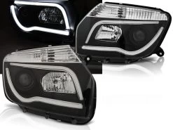 Scheinwerfer LED Tagfahrlicht Optik Für Dacia Duster Bj. 10-14 Schwarz LTI