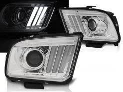 Scheinwerfer LED Tagfahrlicht Optik Für Ford Mustang IV Bj. 04-09 Chrom LTI