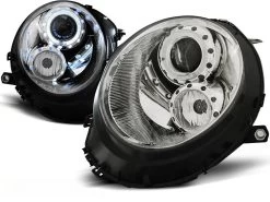 Scheinwerfer Angel Eyes Für Mini One Cooper Bj. 06-14 Chrom