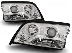 Scheinwerfer Klarglas Projektor Für Mercedes C-Klasse W202 Bj. 93-00 Chrom