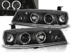 Scheinwerfer Angel Eyes Für Opel Calibra Bj. 90-97 Schwarz