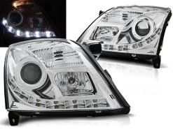 Scheinwerfer DRL LED Tagfahrlicht Für Opel Vectra C / Signum Bj. 02-05 Chrom