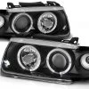 Scheinwerfer Angel Eyes VW Polo 6N Bj. 94-99 Schwarz -Scheinwerfer LPVW09 W 1280x1280