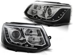 Scheinwerfer DRL LED Tagfahrlicht Für VW T5 GP Facelift Bj. 10-15 Chrom -Scheinwerfer LPVWG1 W 1280x1280